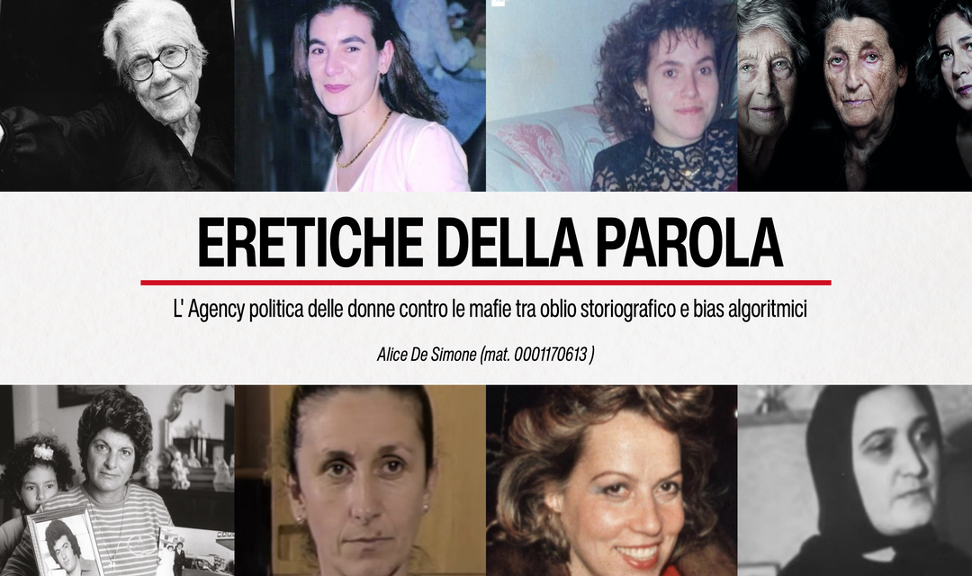 Eretiche della parola: donne antimafia e bias algoritmico.